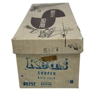 Vintage 60s Keds Surfer Shoe Box Sea’N’ Shore Original Display Storage